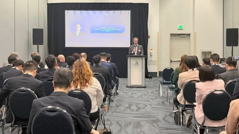 Общий вид Вьетнамо-американского форума по инновациям и инвестициям в Ханое. Фото: Министерство финансов Вьетнама