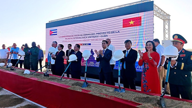 Церемония закладки первого камня проекта. Фото: Посольство Вьетнама на Кубе