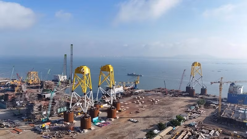 Центр энергетической промышленности и технической логистики PTSC в городе Вунгтау. Фото: Петровьетнам