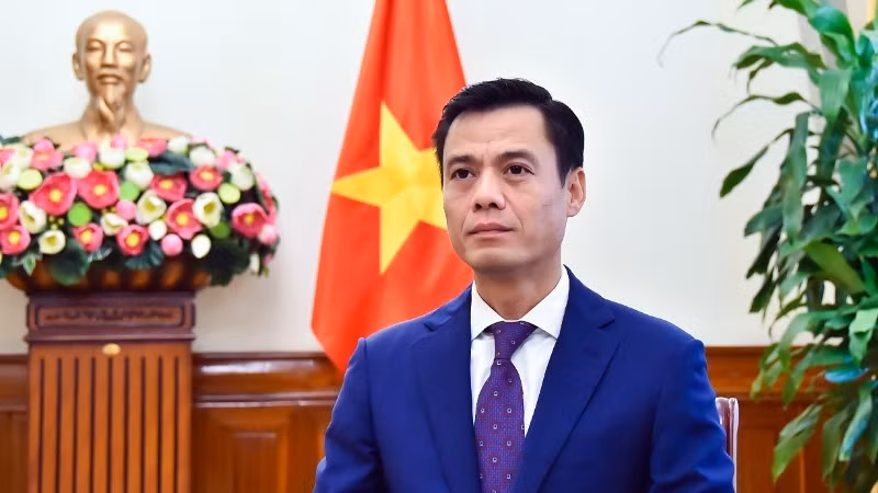 Заместитель министра иностранных дел Данг Хоанг Зянг. Фото: МИД Вьетнама