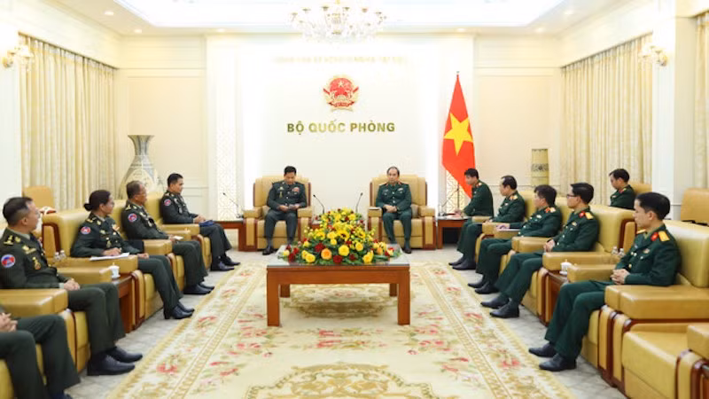 Общий вид приема. Фото: Министерство обороны