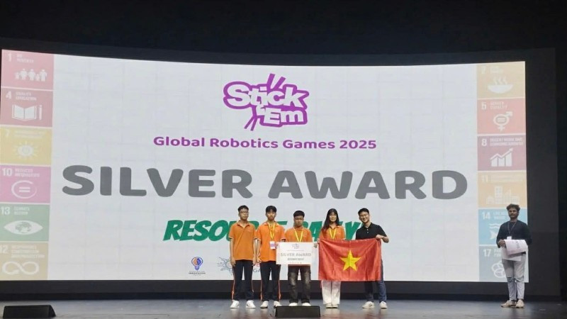 Вьетнамская команда школьников.