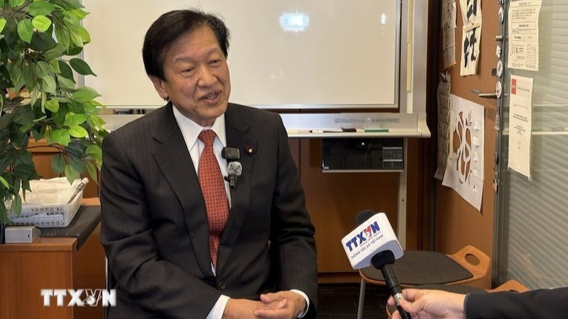 Глава Международного бюро Либерально-демократической партии Японии Ямагути Цуеси. Фото: ВИА