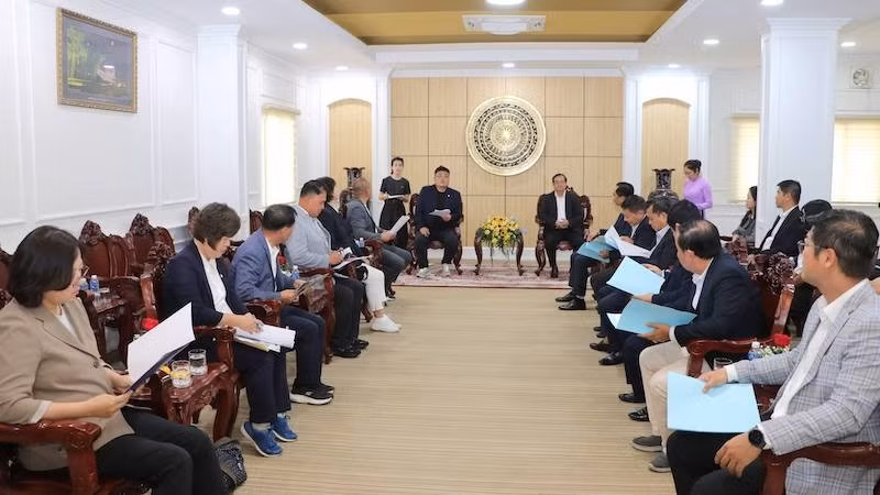 Общий вид приема. Фото: tayninh.gov.vn