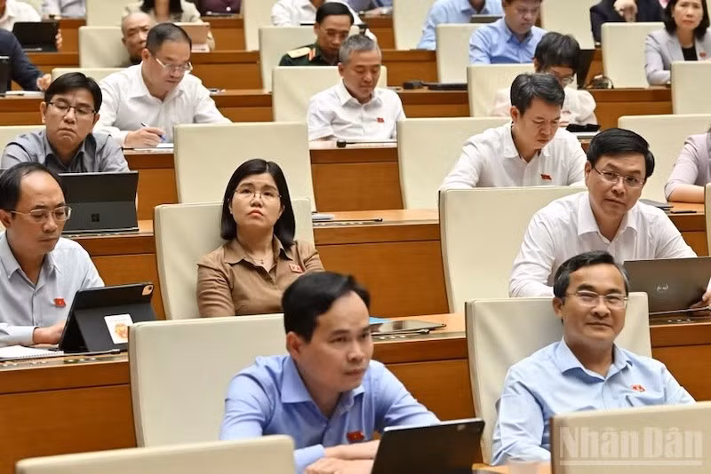 Депутаты НС на заседании 10 апреля. Фото: Зюи Линь 