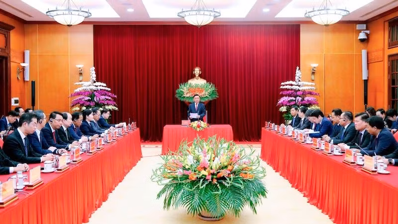 Общий вид приема. Фото: dangcongsan.org.vn