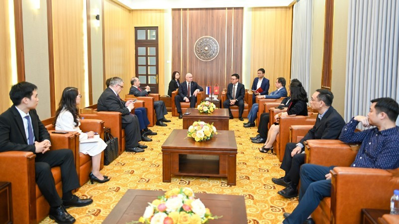 Общий вид приема. Фото: Тхэ Дай