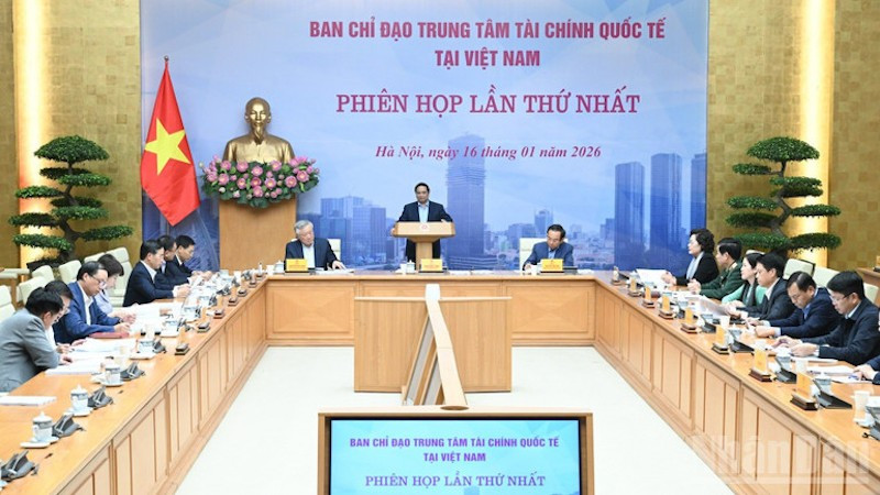 Премьер-министр Фам Минь Тьинь выступает на заседании. Фото: Чан Хай