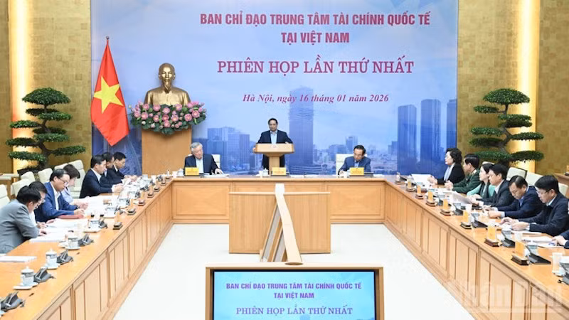 Премьер-министр Фам Минь Тьинь выступает на заседании. Фото: Чан Хай