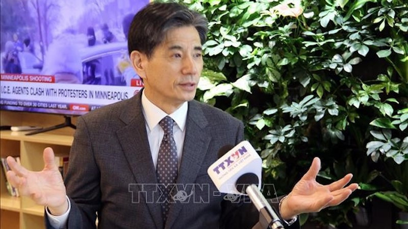 Квон Сон Тхэк, исполнительный вице-председатель Корейско-вьетнамской ассоциации культурно-экономического обмена (KOVECA). Фото: ВИА