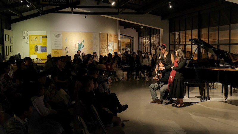 Творческое пространство «Улица на холме» является местом музыкальных встреч для жителей Далата.