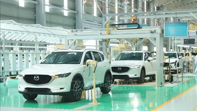 Цеха сборки легковых автомобилей корпорации THACO в Открытая экономическая зона Тюлай, город Дананг. Фото: ВИА