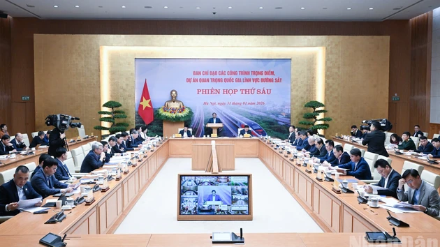 [Фото] Шестое заседание Руководящего комитета по ключевым национальным сооружениям и важным проектам в железнодорожной сфере