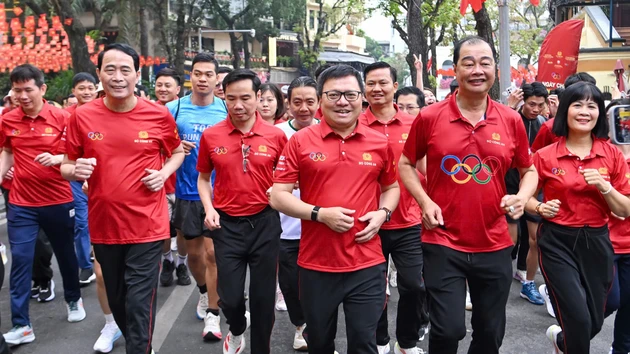 [Фото] Жители столицы с энтузиазмом приняли участие в Олимпийском дне бега 2026 г.