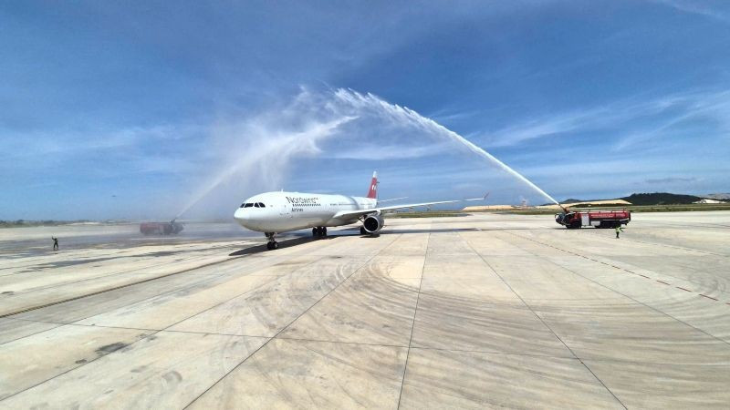 Рейс RA73850 авиакомпании Nordwind Airlines благополучно приземлился в международном аэропорту Камрань.