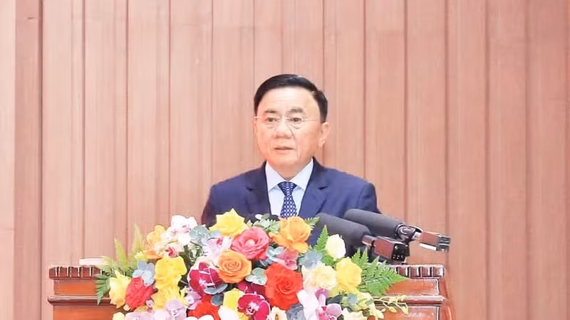 Товарищ Чан Кам Ту, член Политбюро, Постоянный член Секретариата Центрального комитета Коммунистической партии Вьетнама. (Фото: Зюи Линь)