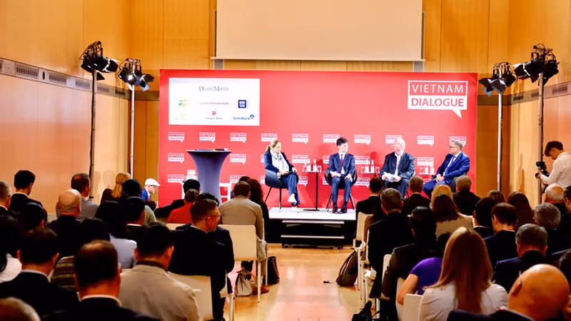 Участники форума обсудили ключевые темы, формирующие будущее экономического сотрудничества Вьетнама и ЕС. (Фото: ВИА)