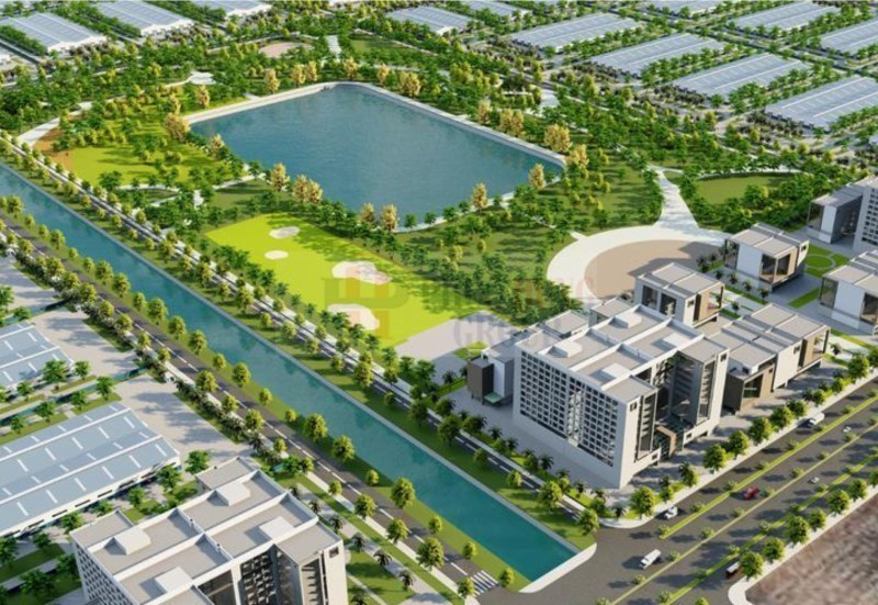Перспективный вид промышленного парка Prodezi Лонган. (Фото: tapchikinhtetaichinh.vn)