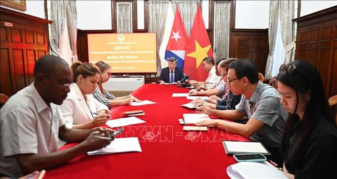 Общий вид пресс-конференции. (Фото: ВИА)