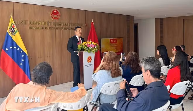 Общий вид встречи с журналистами. (Фото: ВИА)