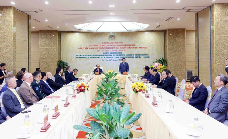 Общий вид приема. Фото: bocongan.gov.vn