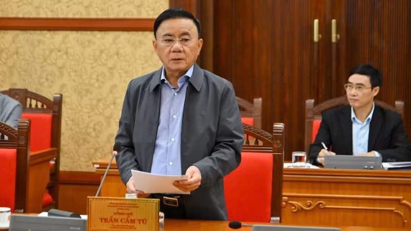 Товарищ Чан Кам Ту, член Политбюро, Постоянный член Секретариата. (Фото: Тхюи Нгуен)