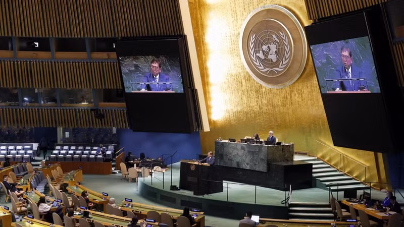 Общий вид 80-й сессии Генеральной Ассамблеи ООН в Нью-Йорке, США, 23 сентября 2025 года. (Фото: ВИА)