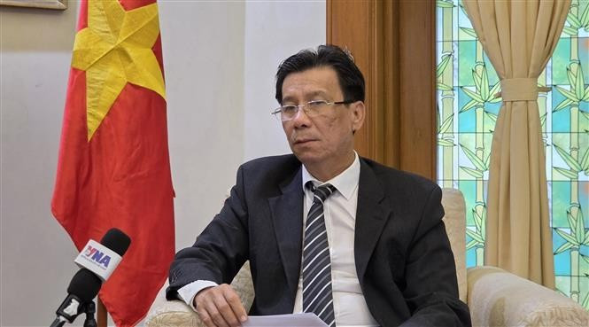 Чрезвычайный и Полномочный Посол Вьетнама в Индонезии Та Ван Тхонг. (Фото: ВИА)