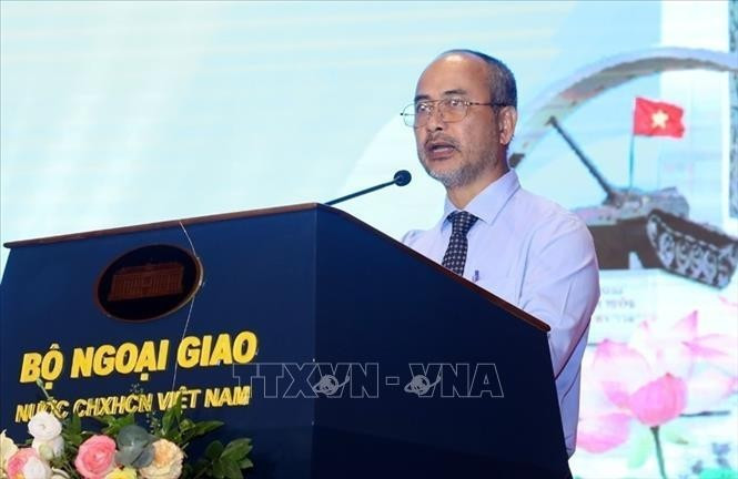 Председатель Государственного комитета по делам вьетнамцев за рубежом Нгуен Чунг Кьен. (Фото: ВИА)