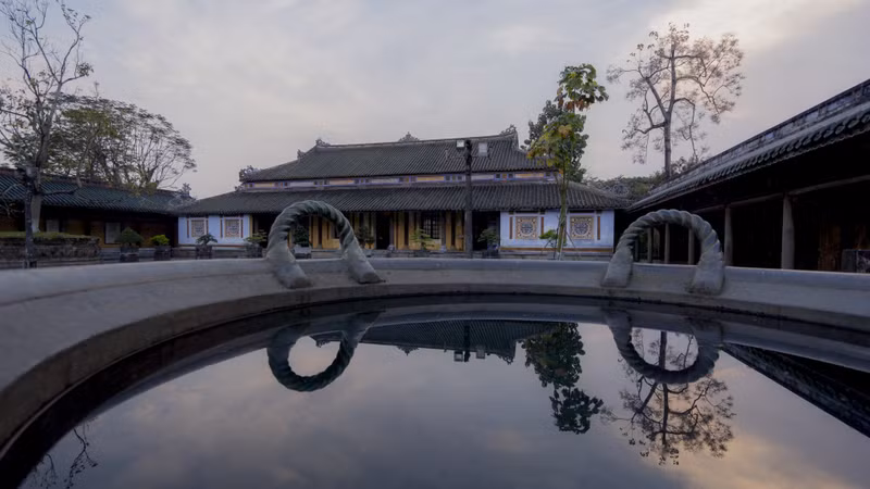 В настоящее время в пределах Императорской цитадели Хюэ нгодонг сохраняется и выращивается в районе за дворцом Тхайхоа, а также в павильонах Таву и Хыуву. Особенно выделяются три старых дерева высотой 16-18 метров с мощными стволами диаметром около 0,7 метра, создающие величественный и поэтичный образ в пространстве древнего дворца.