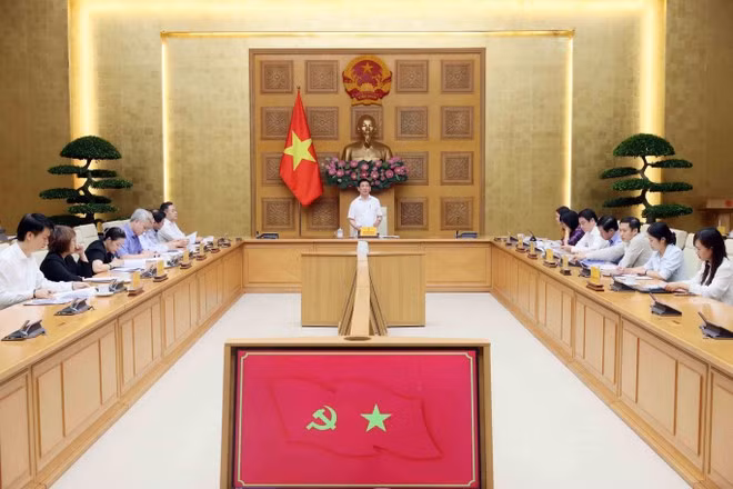 Заместитель премьер-министра Хо Дык Фок председательствует на заседании Руководящего комитета. (Фото: ВИА)