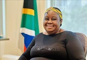 Посол Южно-Африканской Республики во Вьетнаме Вуйисва Тулело. (Фото: ВИА)