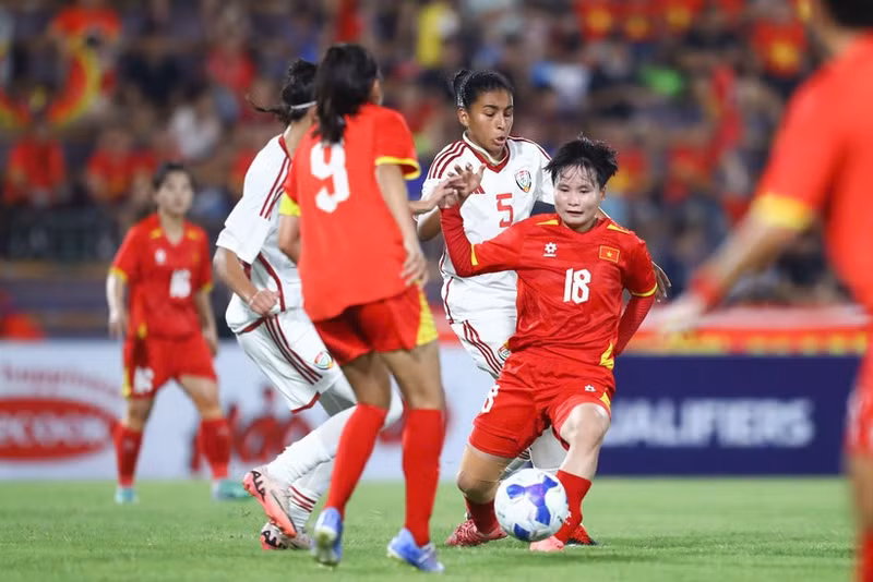 Женская сборная Вьетнама одержала убедительную победу. Фото: Федерация футбола Вьетнама