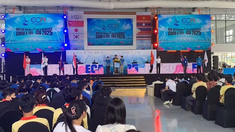 Общий вид церемонии открытия.