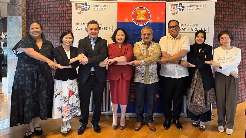 Участники 36-го заседания Комитета АСЕАН в Греции. Фото: Посольство Вьетнама в Греции