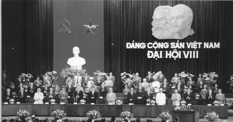 VIII съезд Коммунистической партии Вьетнама проходил в Ханое с 28 июня по 1 июля 1996 года. (Архивное фото)