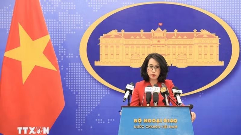 Официальный представитель МИД Вьетнама Фам Тху Ханг. Фото: ВИА