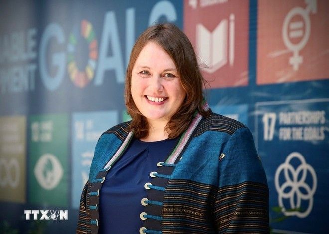 Глава представительства Международной организации по миграции Кендра Ринас. (Фото: ВИА)