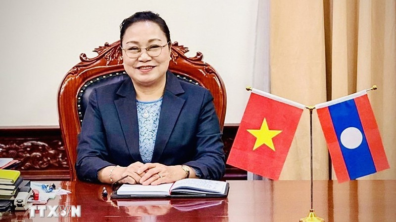 Чрезвычайный и Полномочный Посол Лаосской Народно-Демократической Республики во Вьетнаме Кхампхао Эрнтхавань. (Фото: ВИА)