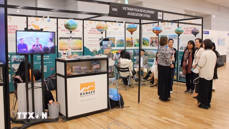 Стенд Вьетнама на Кино- и телевизионной ярмарке в Токио. (Фото: ВИА)