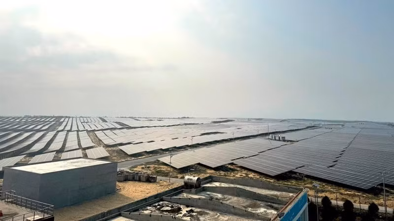 Солнечная электростанция Фуми (провинция Зялай).