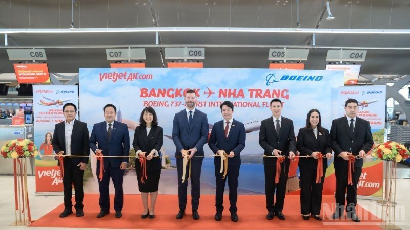 Vietjet Thailand официально открыла первый международный авиарейс Бангкок – Нячанг на самолетах Boeing 737-8.