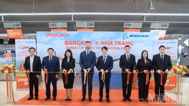 Vietjet Thailand официально открыла первый международный авиарейс Бангкок – Нячанг на самолетах Boeing 737-8.