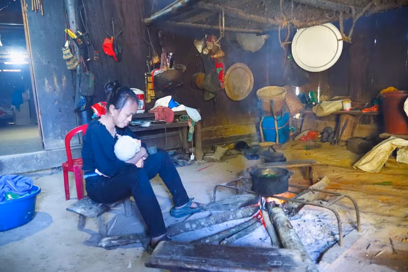 Повседневная жизнь жителей деревни Хуой-ман (коммуна Ньонмай, провинция Нгеан). (Фото: ВИА)