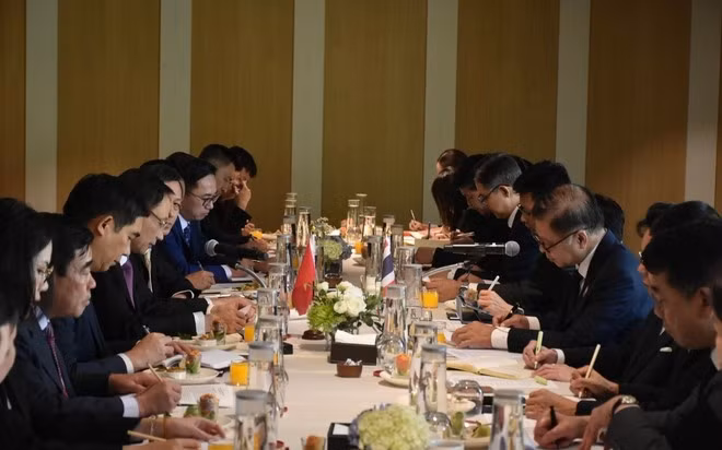 Общий вид рабочей встречи (Фото: МИД Вьетнама)