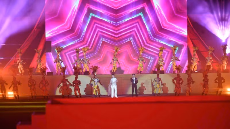 Художественная программа на церемонии закрытия ASEAN Para Games 13.