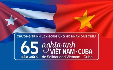 По состоянию на 12:00 16 августа программа мобилизации поддержки кубинского народа под лозунгом «65 лет верной дружбы Вьетнам – Куба» собрала 249,9 млрд донгов. (Фото: ВИА)