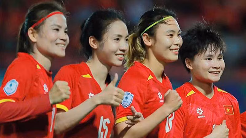 Женская сборная Вьетнама продемонстрировала впечатляющую игру в стартовом матче чемпионата Юго-Восточной Азии 2025 года. Фото: Федерация футбола Вьетнама
