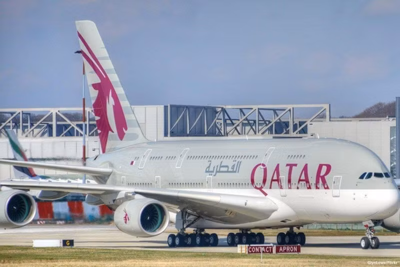 Самолет авиакомпании Qatar Airways. (Фото: ВИА)