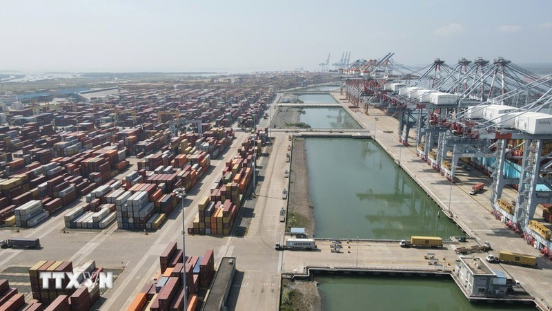 Морской порт в системе портов Каймеп — Тхивай, городок Фуми, Бариа — Вунгтау. (Фото: ВИА)